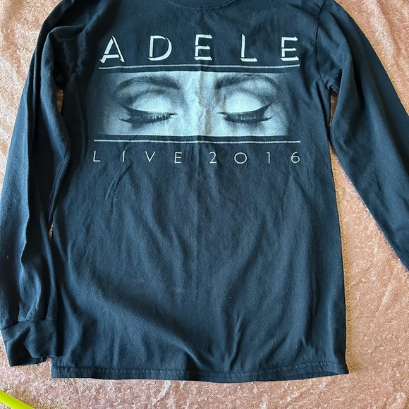 Adele Shirt Adult Small Black Concert Tee Live Tour 2016 Pop Music Merch Fan - Picture 2 of 5